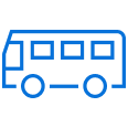 2-way transport at designated pick-up points
